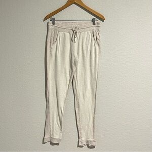 Anthropologie Saturday Sunday Lounge Pants Waffle Knit Boho Size S